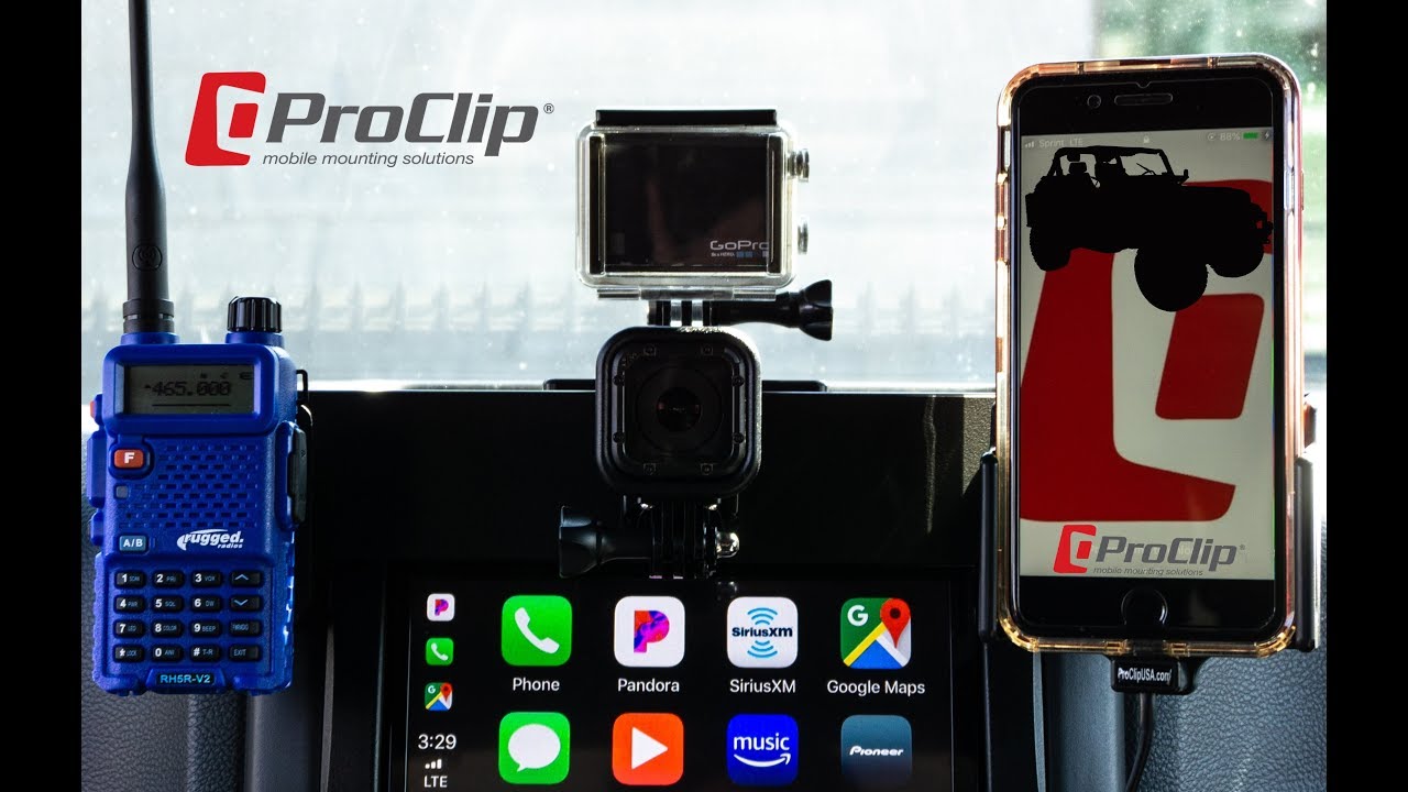ProClip + Rugged Radio combine to make the perfect off-road combo