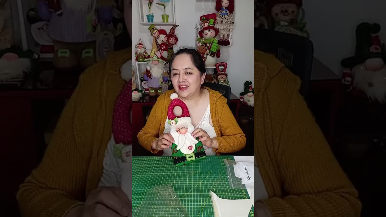 Santa colga puertas (Clase en vivo) Nee Crafts