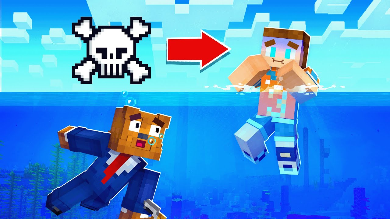 Minecraft But You SWIM In Air