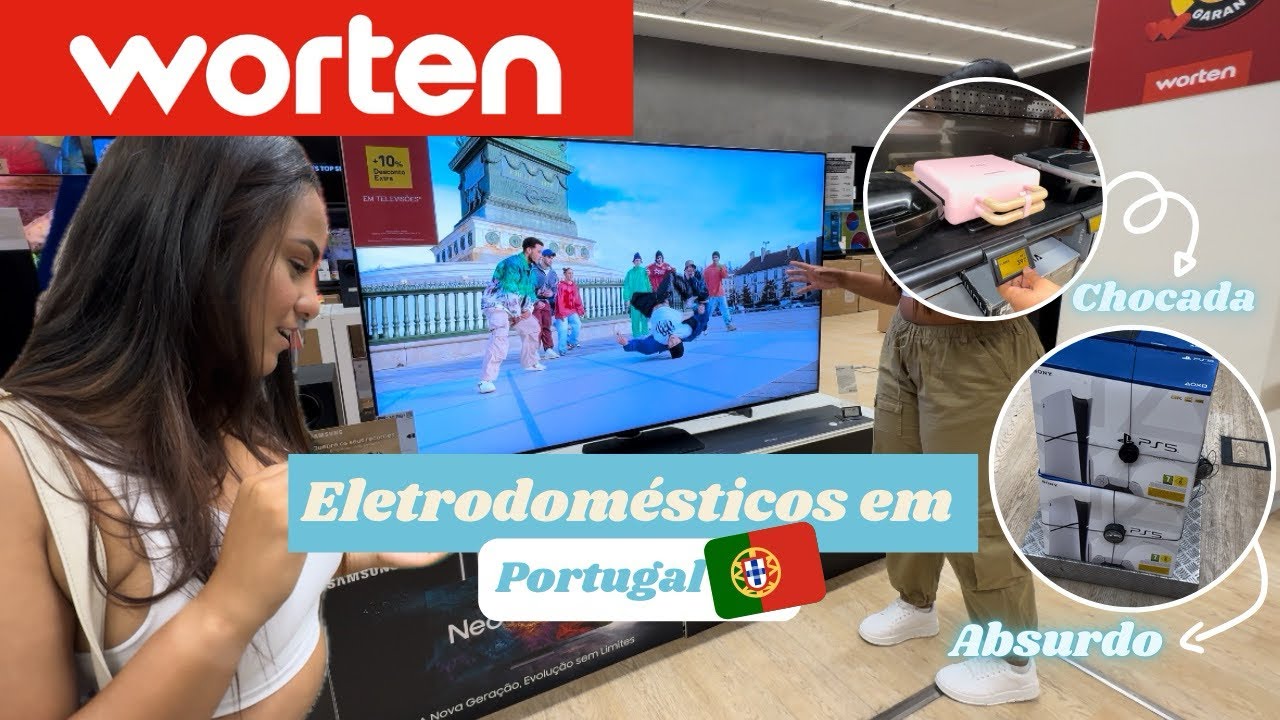 CHOCADA COM OS PREÇOS DOS ELETRODOMÉSTICOS EM PORTUGAL 🇵🇹 | atualizados 2024