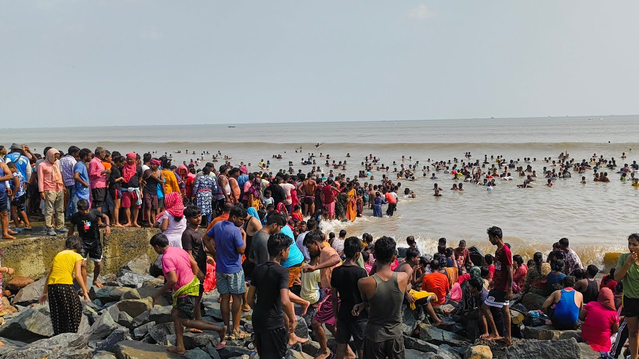 Digha 10k is live 🔴 || New Digha sea beach afternoon 🌞  hot Waves 🌊🤣 || # newdigha #virallivevideo