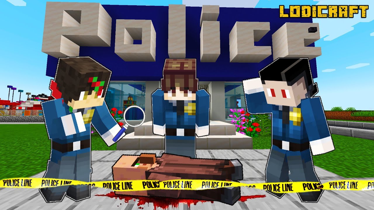 POLICE INVESTIGATE in Minecraft!
