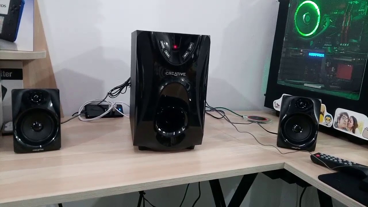Creative SBS E2400 2.1 Speakers (Sound Test)