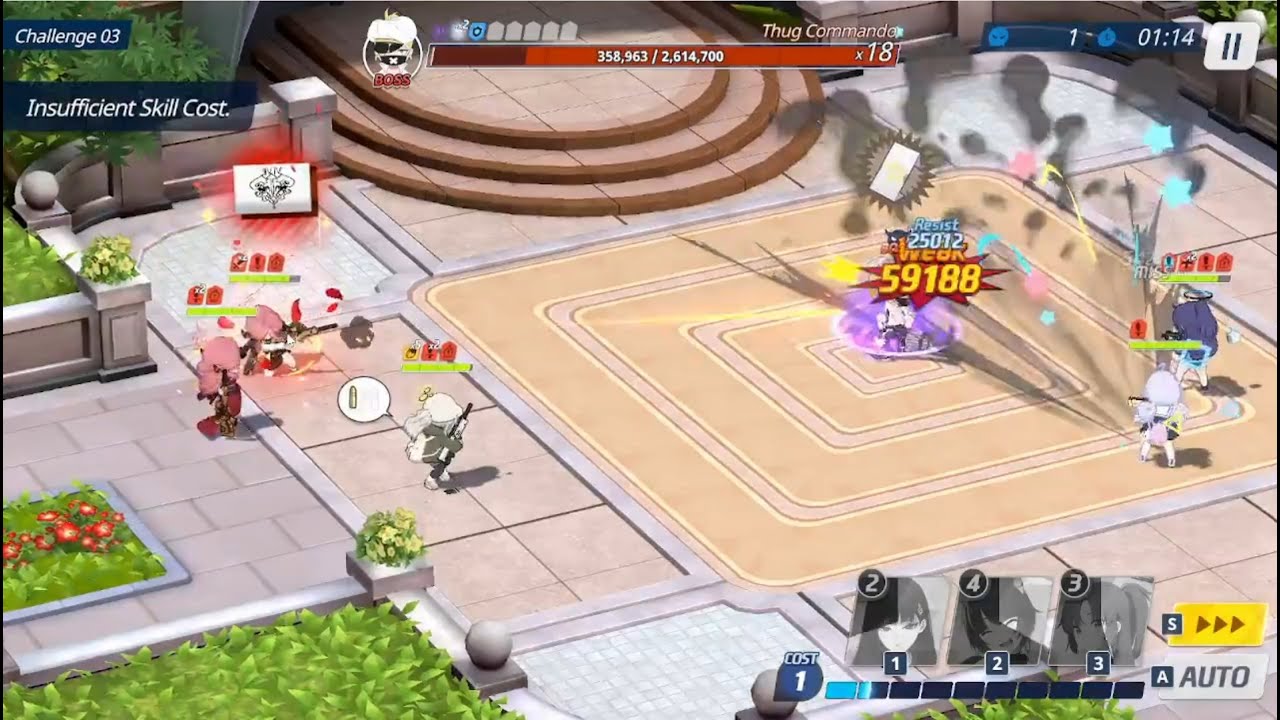 [Blue Archive] -ive aLIVE! Rerun: Challenge Stages 1-3 - 3* + Achievements Clear Copium Version