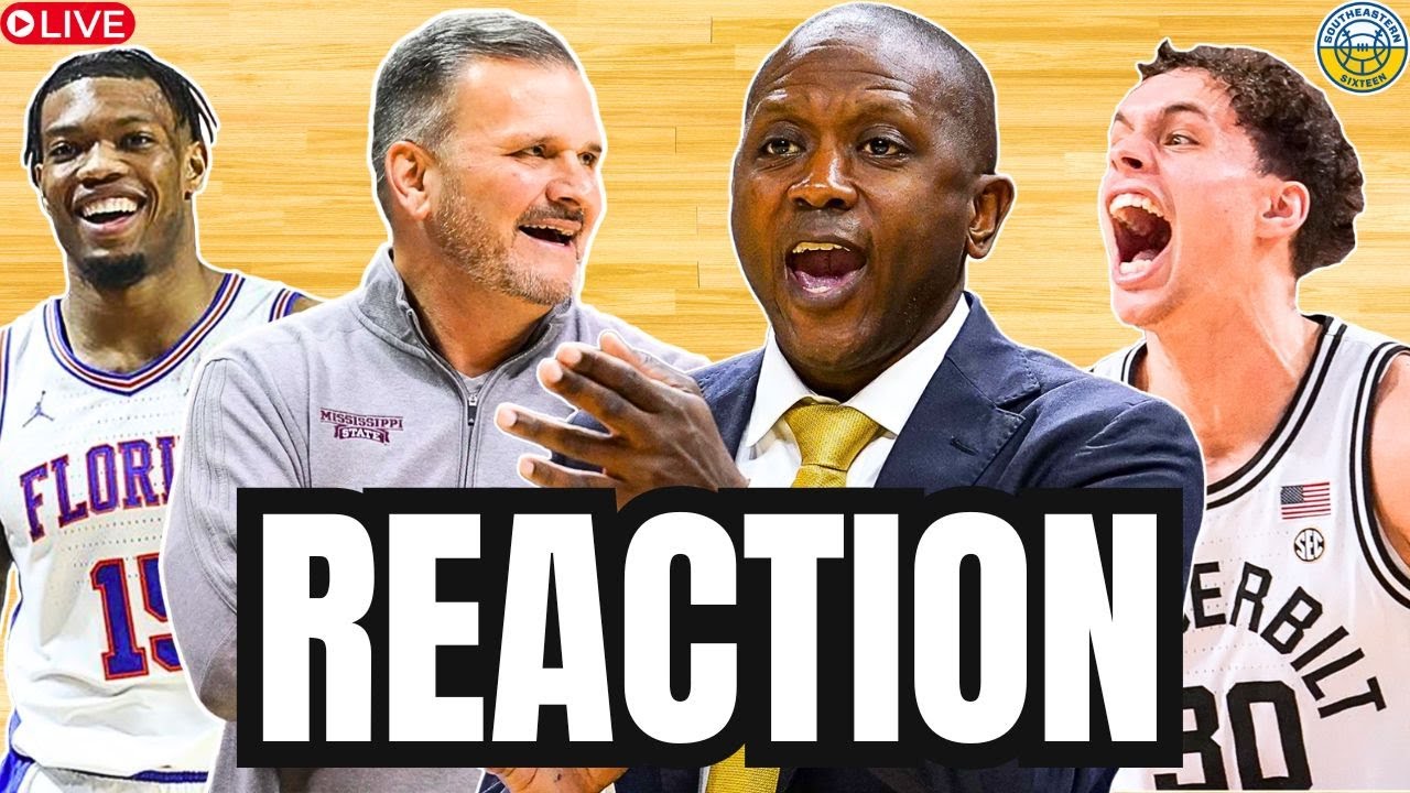 SEC Basketball Reaction PRIMETIME: Vanderbilt Upsets Tennessee, Saturday Chaos, More