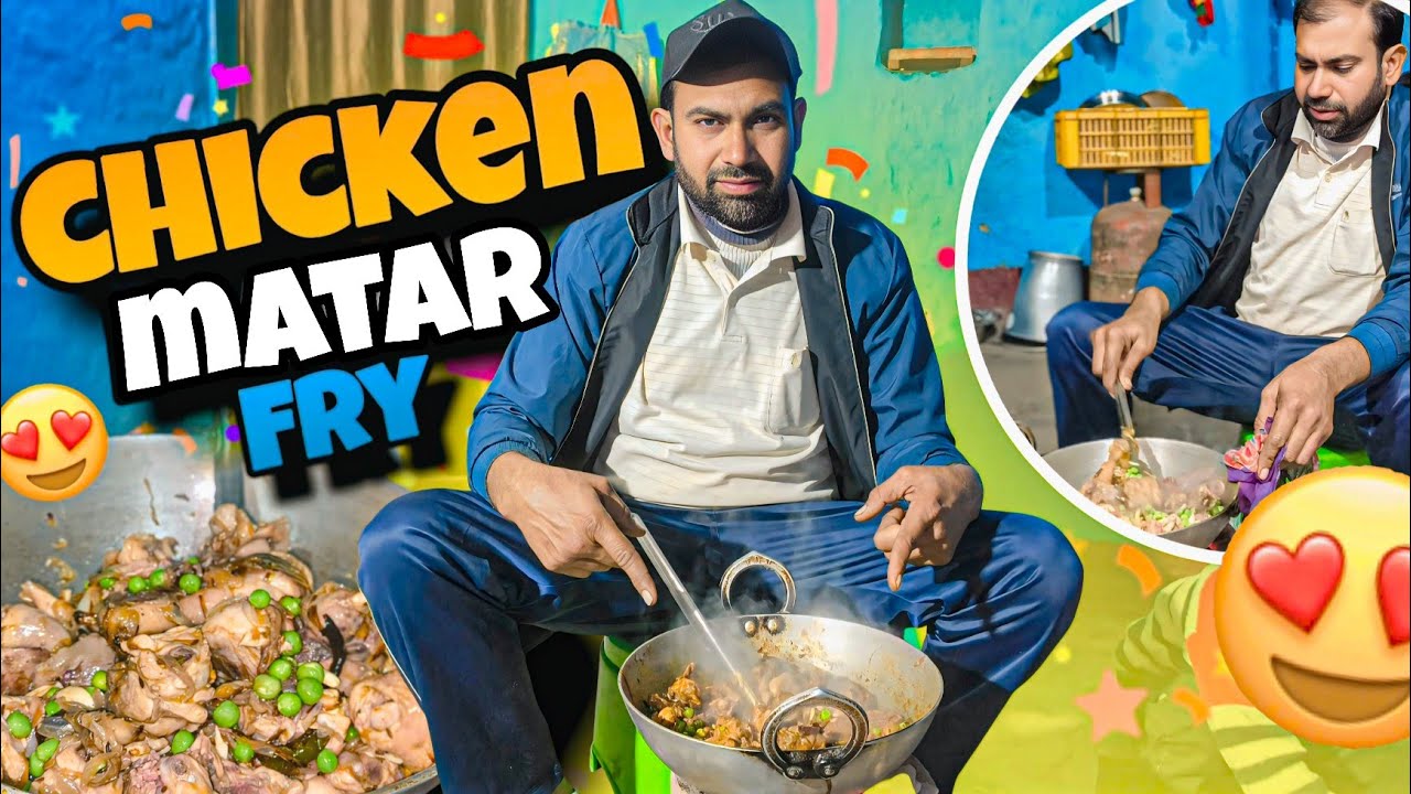 Finally Hamara🍗Chicken Matar Fry Ban Gaya 😍||Eanti Tasty 😋 Chicken