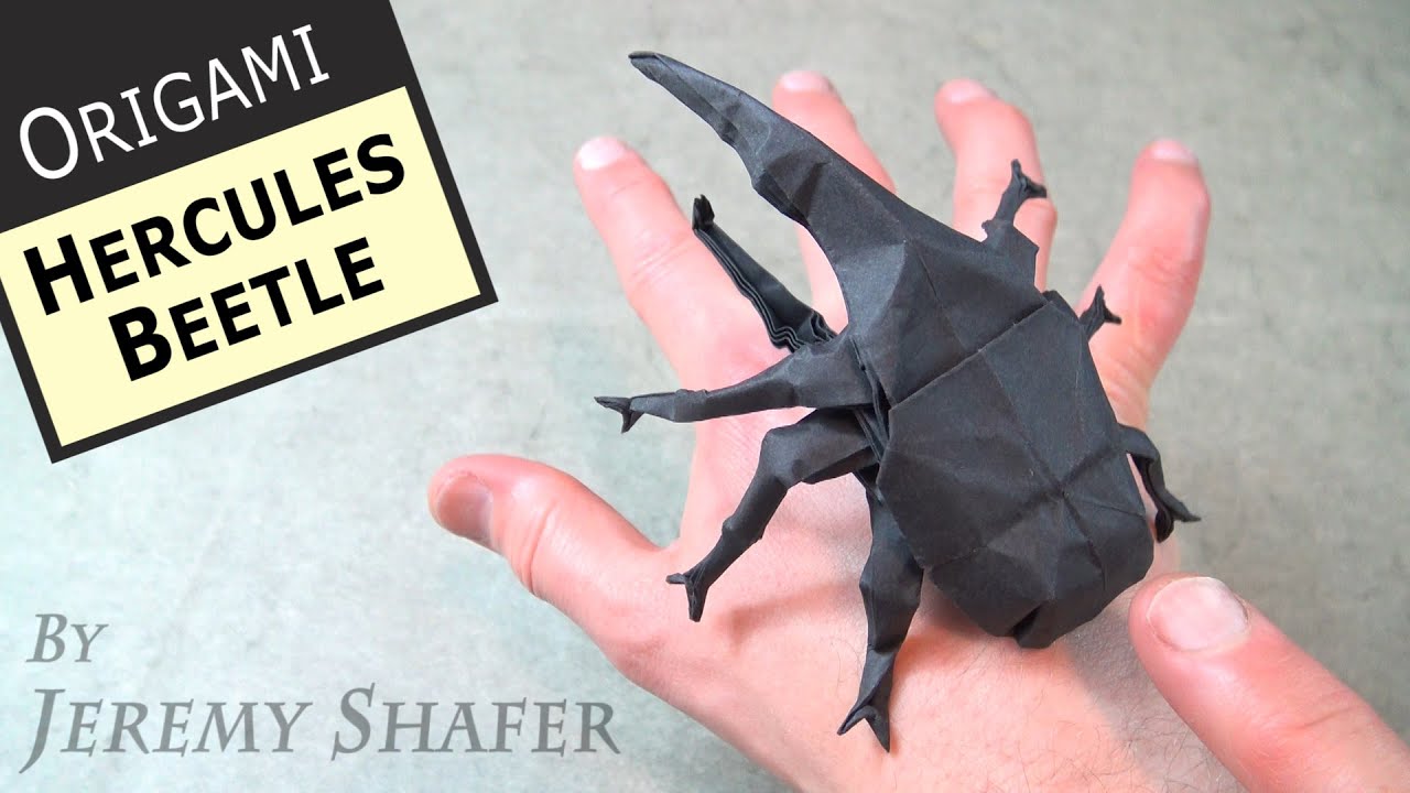 Hercules Beetle 🌎 ACTION Model 🌏 Pure Origami
