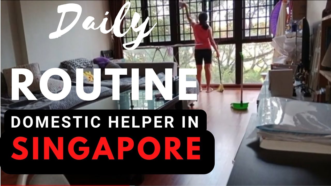 Daily Routine ng Domestic Helper in Singapore| Morning- Evening