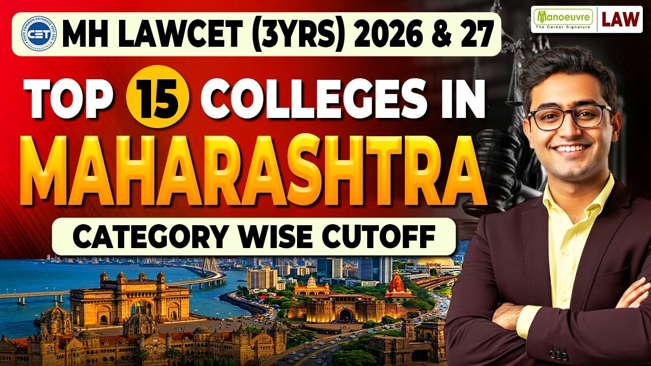 Top 15 Law Colleges Through MH LAW CET 3 Years 2026-27 | Category Wise Cut Off | OPEN, OMS, OBC, ...