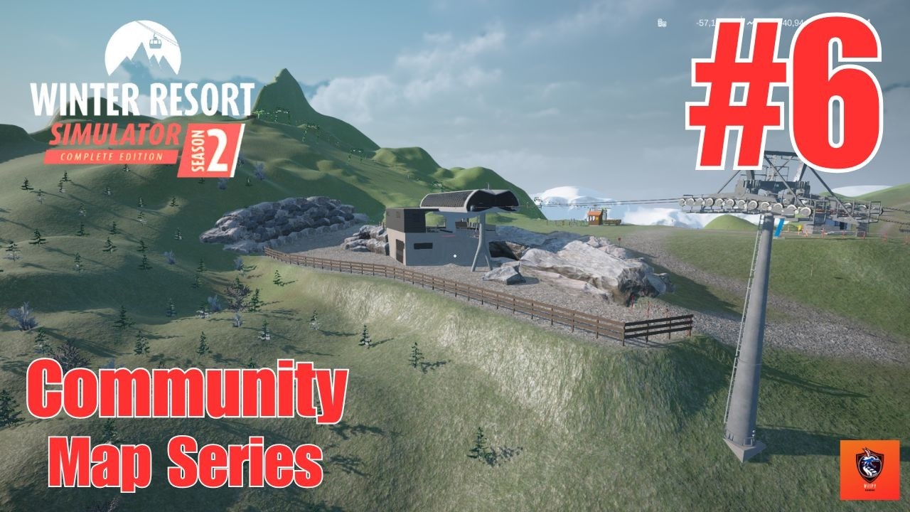 Winter Resort Simulator 2 | Community Map Series – Part 6 | building timelapse