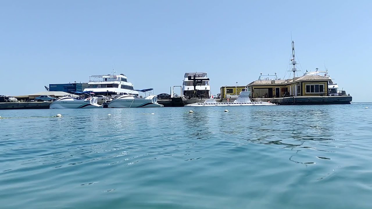 Sindbad Club Hurghada view on beach from the sea sound of the waves and relaxing background music