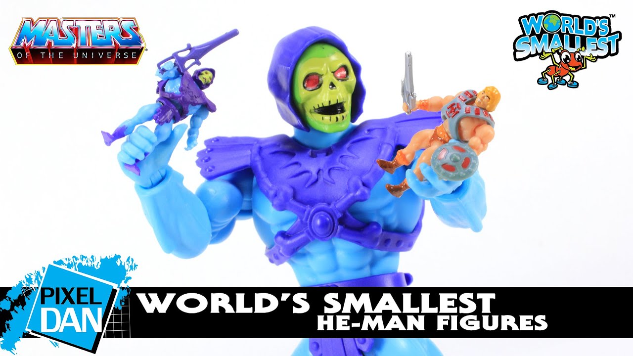World's Smallest Masters of the Universe Figures | Tiny He-Man Action Figure Review