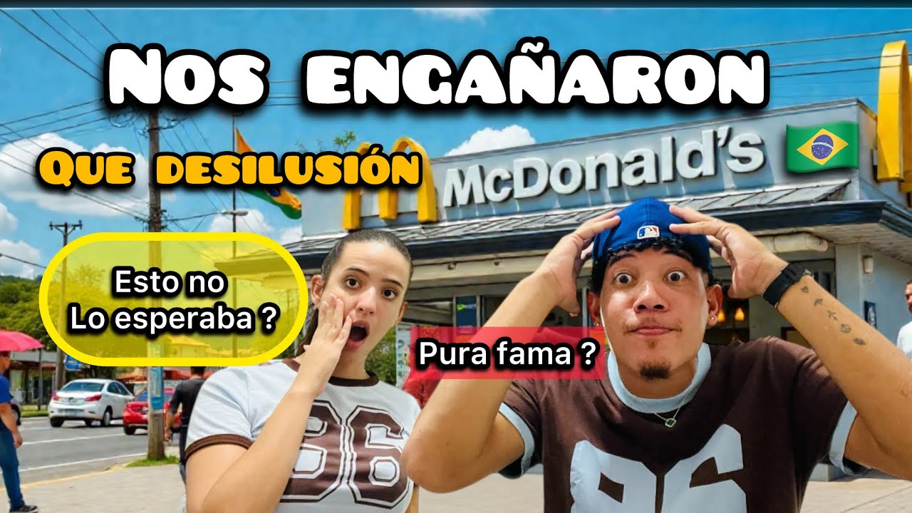 PRIMERA VEZ EN McDonald’s  DE BRASIL 🇧🇷 ASÍ FUE NUESTRO EXPERIENCIA 🤯