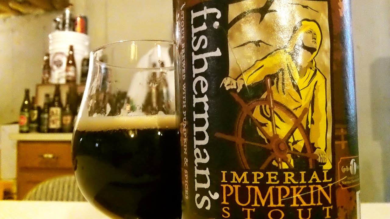 Cape Ann Brewing Co. Fisherman's Imperial Pumpkin Stout (2012 Vintage) DJs BrewTube Beer Review #405