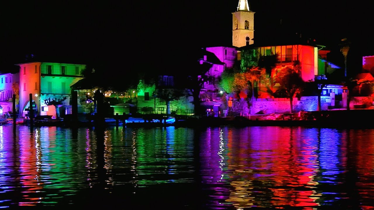Isole di Luce - Isola dei Pescatori Illuminata Lago Maggiore - Isola dei Colori - Isola Pescatori