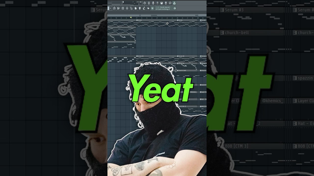 КАК СОЗДАТЬ YEAT BEATS В FL STUDIO! (ЧАСТЬ 1) #flstudio #flstudiotutorial