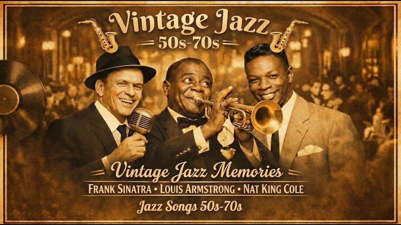 Frank Sinatra, Louis Armstrong & Nat King Cole🎷Ultimate Jazz Classics 50s   70s  Timeless Jazz Hits