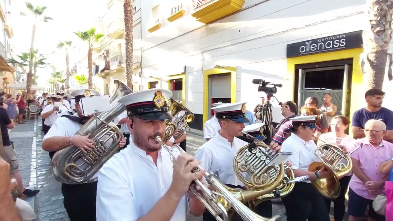 BCT VERA CRUZ DE UTRERA, PASACALLES EN LA PALMA, PARA LA MAGNA CADIZ 2022