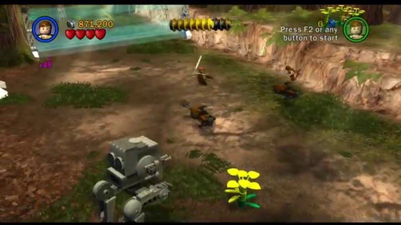 Let's Play Lego Star Wars: The Complete Saga - Ep 6 Ch 3 ~ Speeder Showdown  ~ Free Play 1 of 1