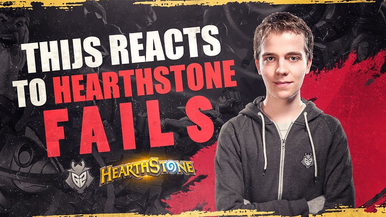 G2 Thijs Reacts to Hearthstone Fails