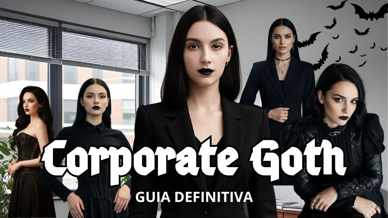 🕵️‍♀️ Ser una dama oscura en un mundo corporativo | Estilo Corp Goth para mujeres elegantes 💀