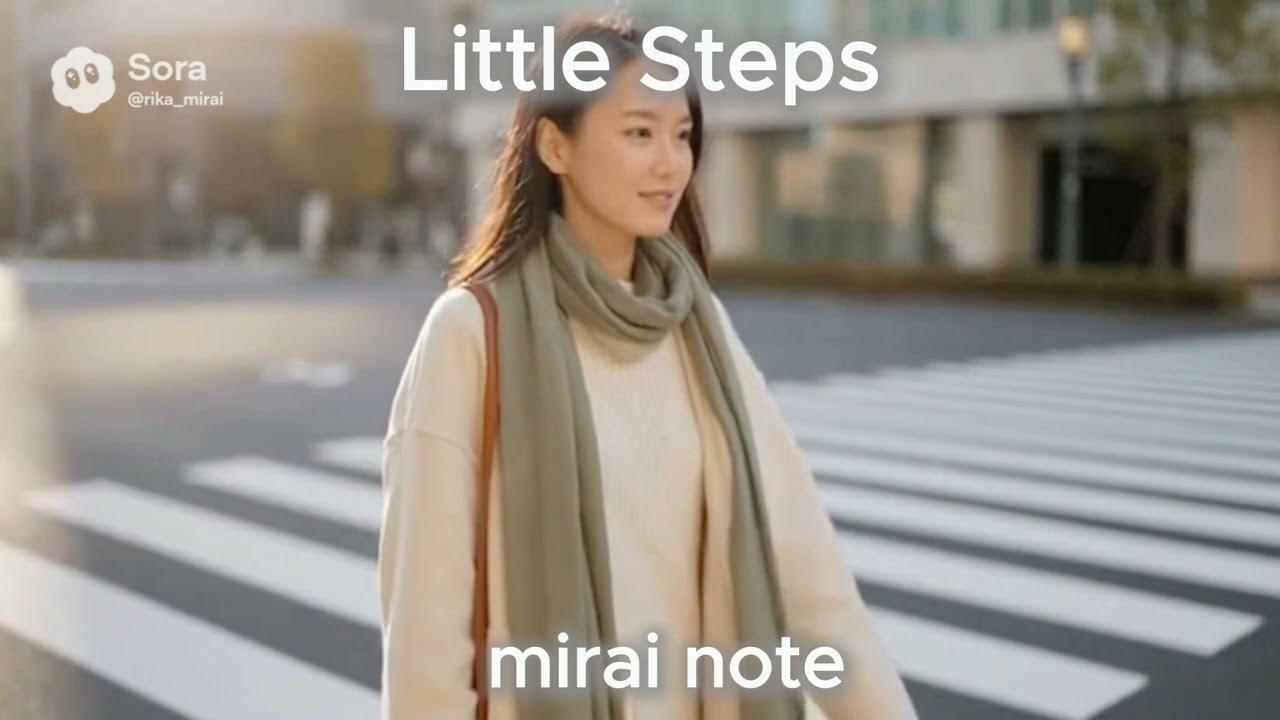 Little Steps　はげましてくれる曲　#JPOP #FemaleVocal #MorningMusic #PositiveMusic #NewBeginning  #CityPop#Calm