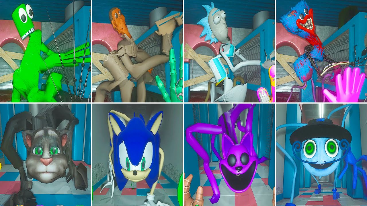All New Jumpscares and Deaths Poppy Playtime Chapter 2 mobile Full Game (sonicMommy vsDogdaymom)#138