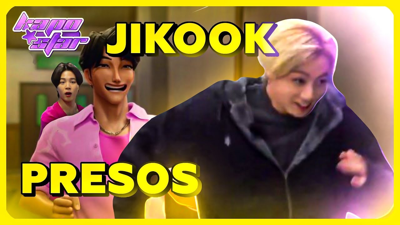 JIKOOK PRESOS no mundo das GUERREIRAS DO KPOP [ LIGAÇÃO BTS ] | KAPOSTAR
