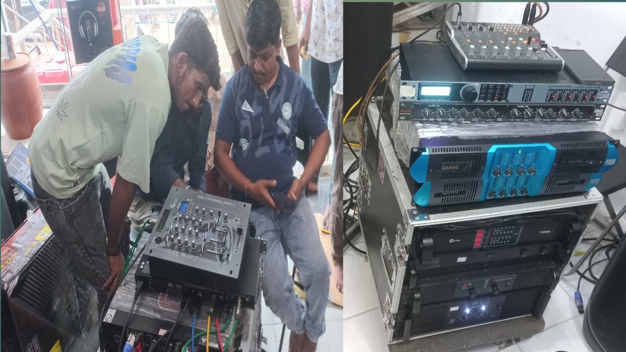 DBX 260 Crossover 4 way Gain setup DJ Sound System Wholesale Market Hubli