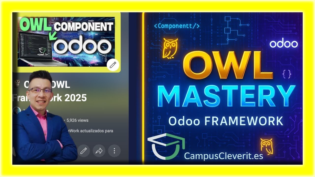 🦉Odoo OWL Mastery: Public Components from scratch part 1