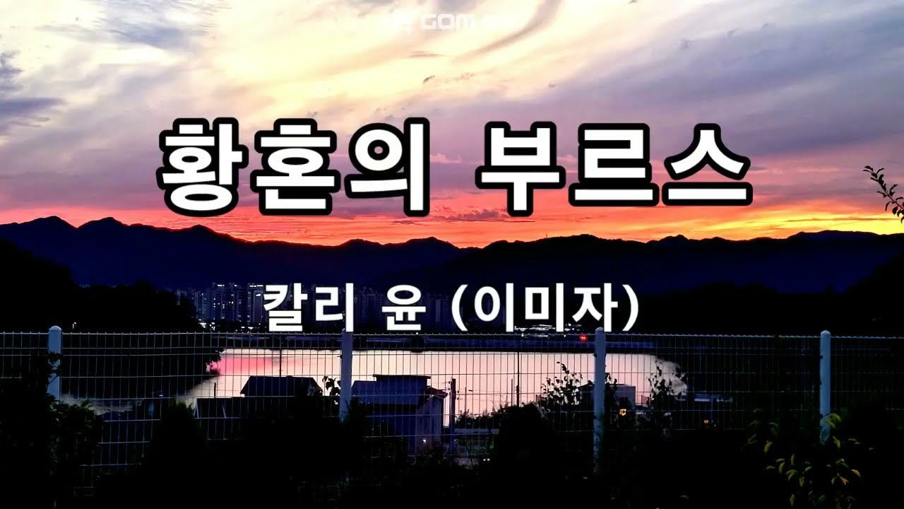 황혼의 부르스 -  칼리 윤(이미자)