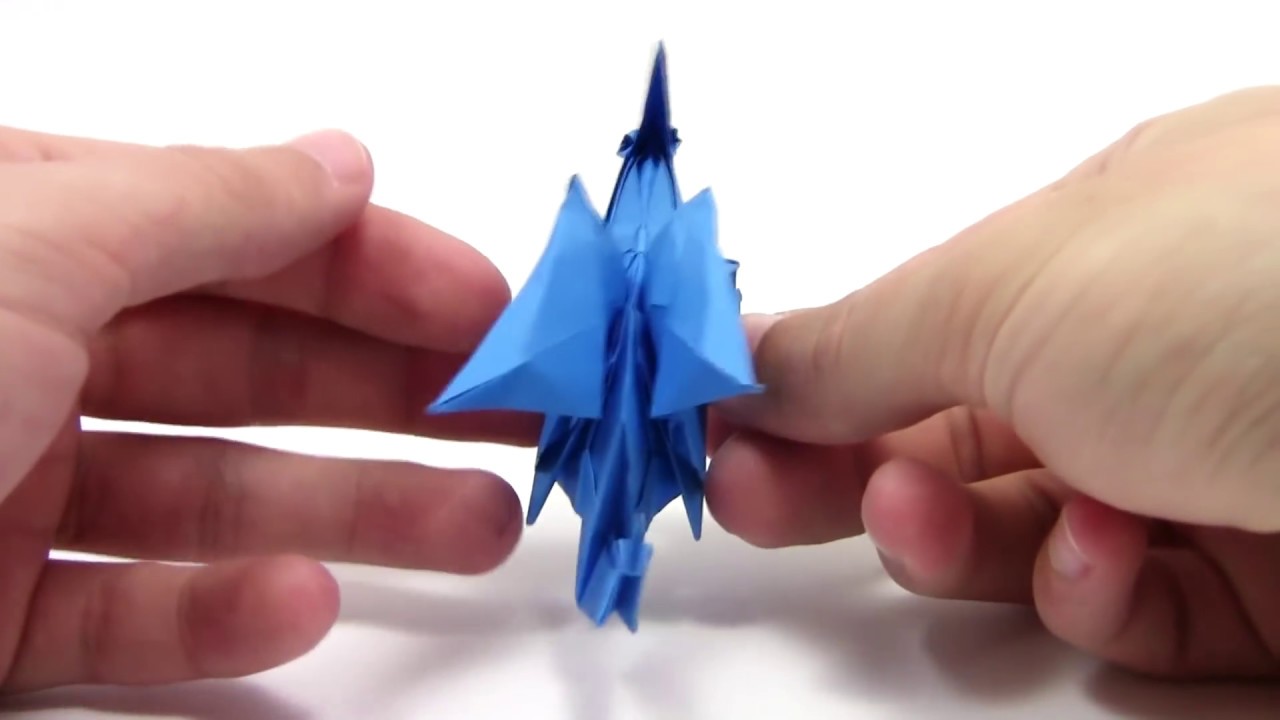 Origami Dragon easy - Yakomoga Origami easy tutorial