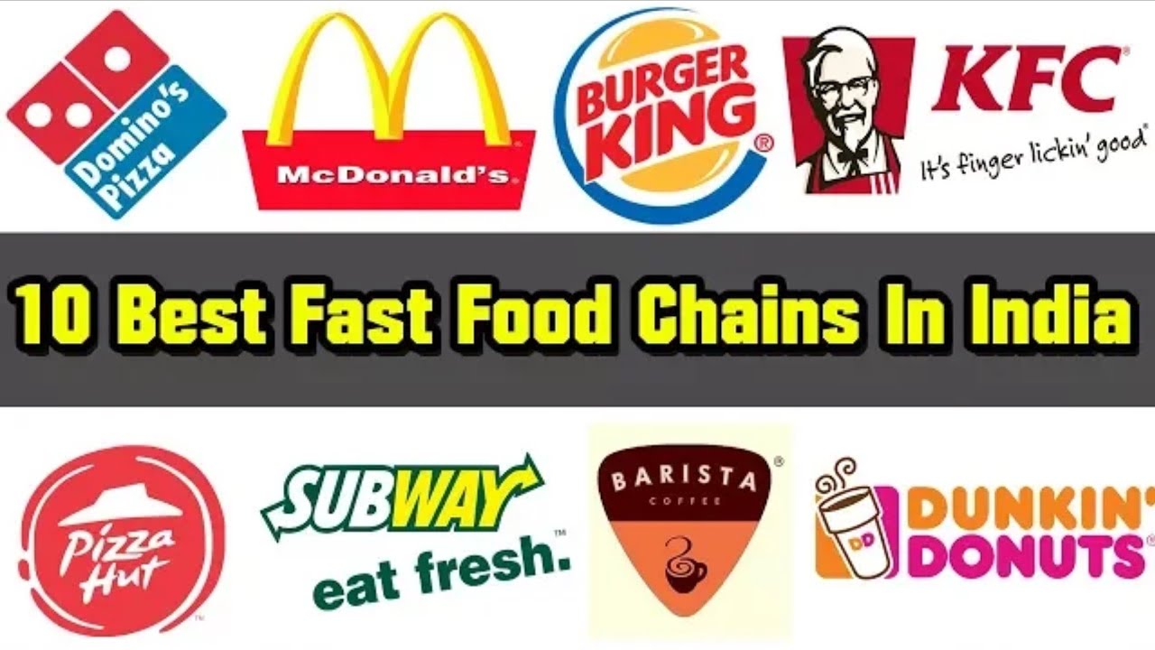 Indias top 10 chain of fast food brands