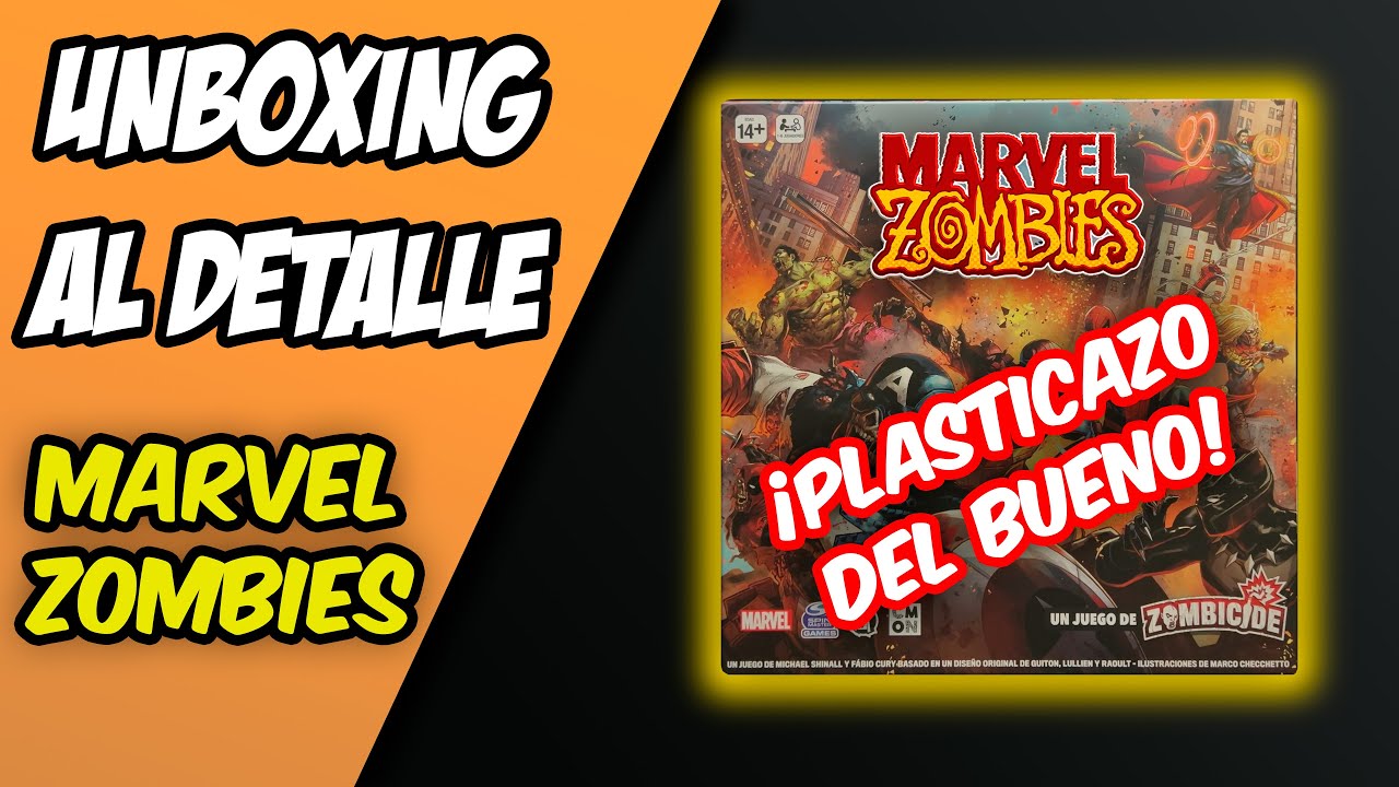 🧟UNBOXING AL DETALLE - MARVEL ZOMBIES🧟 | &iexcl;PLASTICAZO DEL BUENO! | Juegos de Mesa