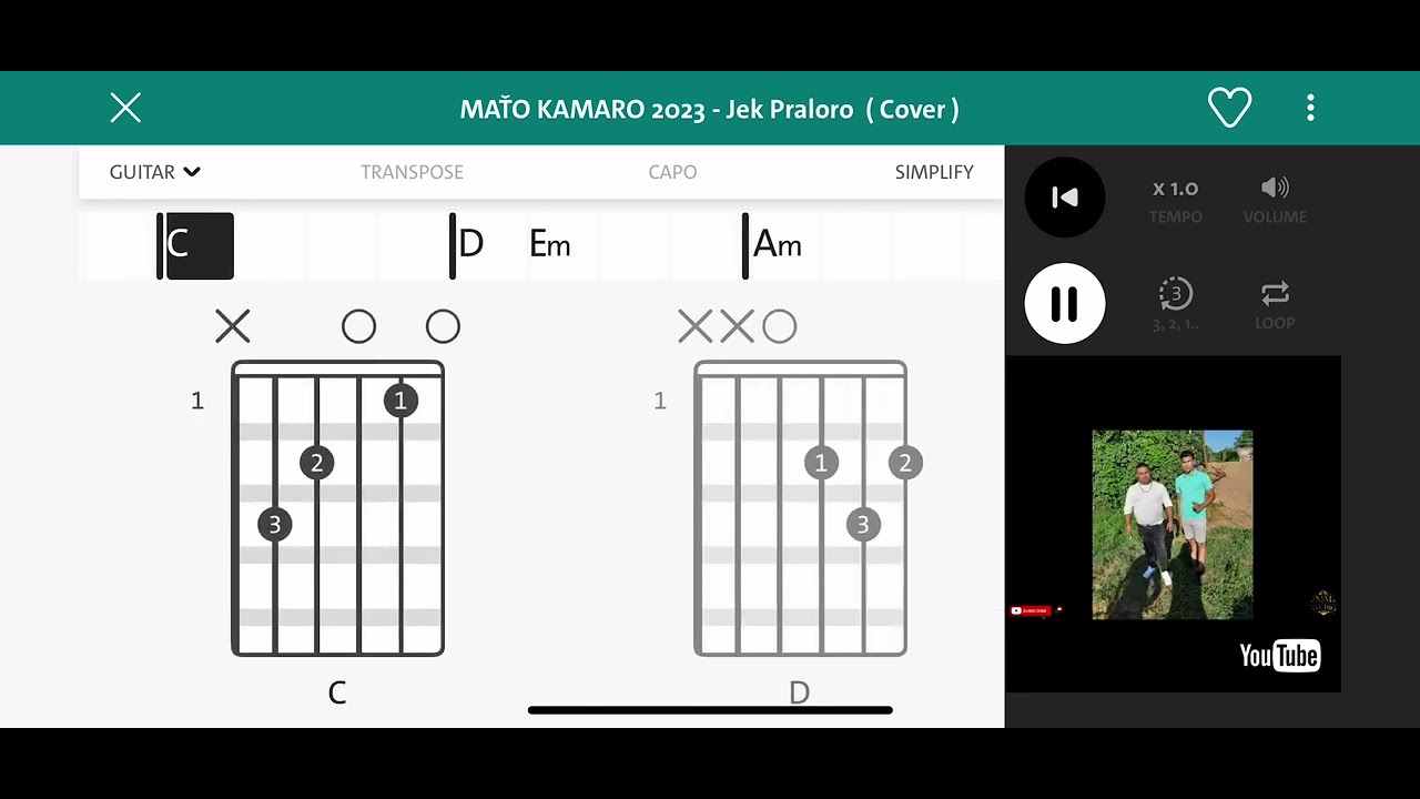 MATO KAMARO 2023 - Jek Praloro (Cover ) cover akordy