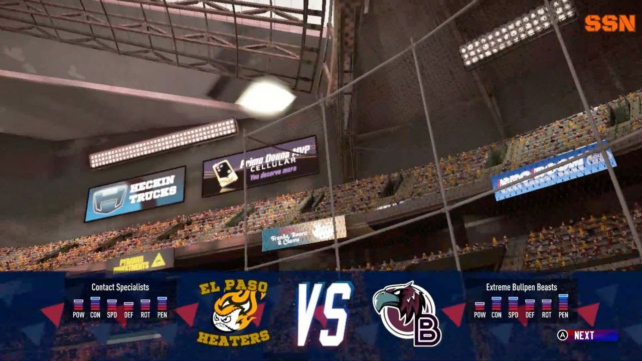 Super Mega Baseball 4 Season- El Paso Heaters (6-10) vs Woodburn Buzzards (6-9) Doubleheader Game 1