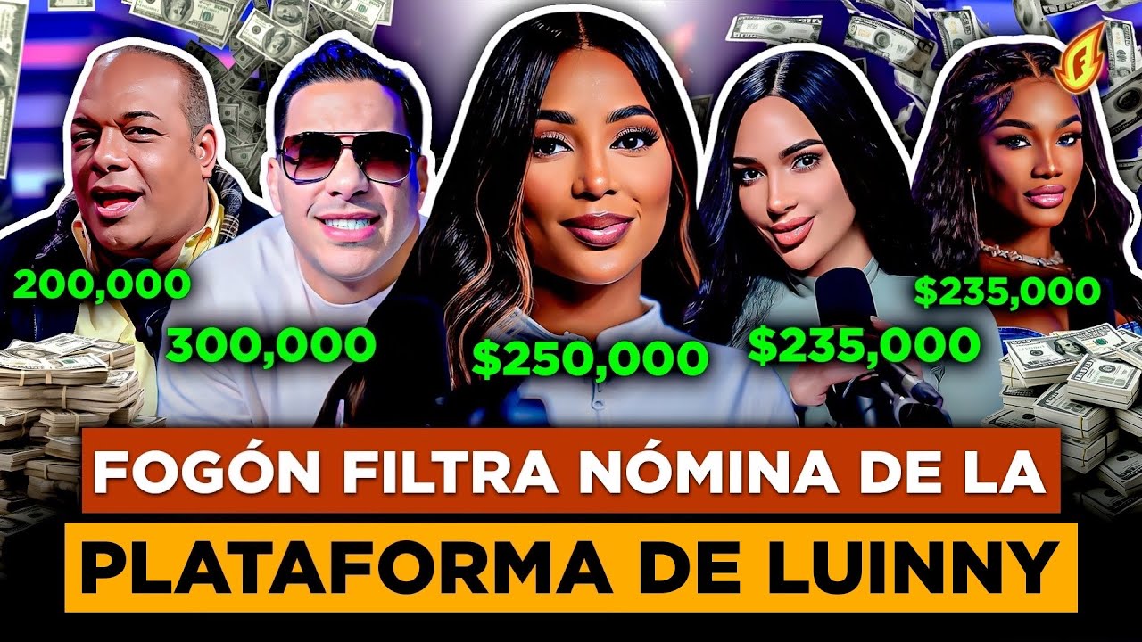 FOGÓN FILTRA EL SUELDO DE AMELIA, CRISTIAN, JARY RAMÍREZ, LA PIRY Y HASTA DE ELLA