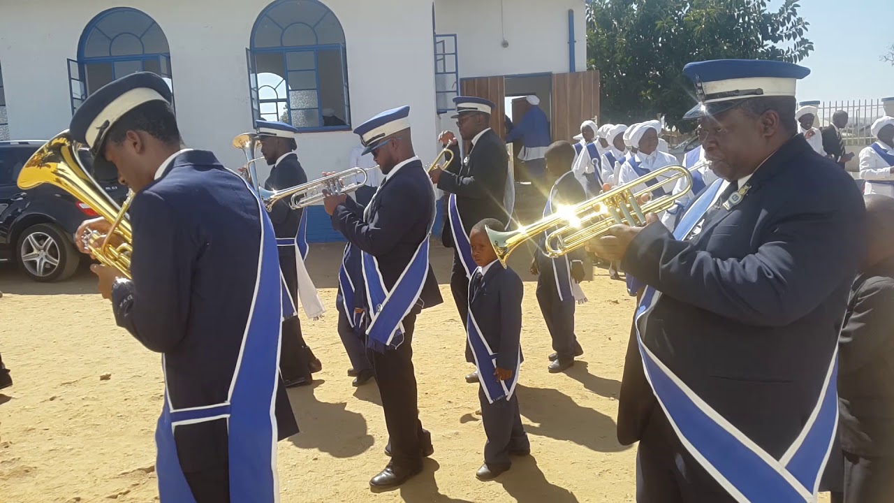 St.john brass band Namibia on a sunday(1)