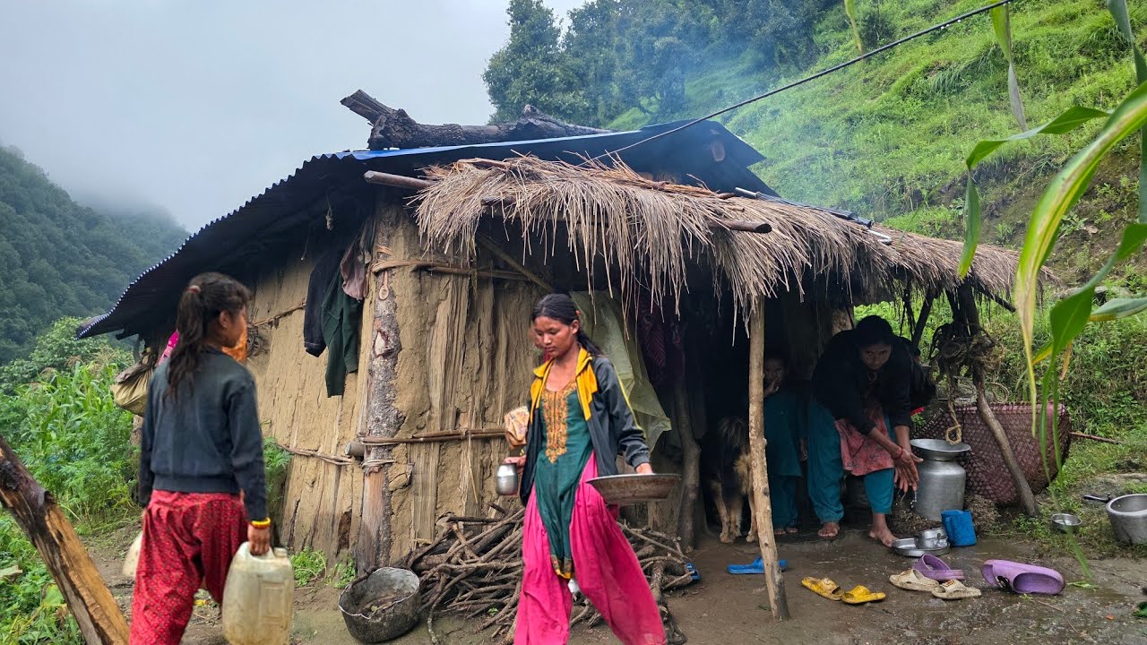 Life in Remote Nepal Hills | Simple Living & Organic Cooking || Travillage Nepal 