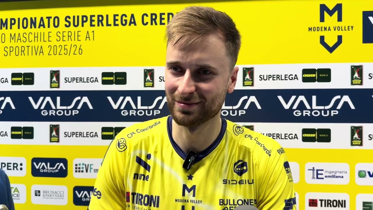 Paul Buchegger dopo gara 1 con Piacenza