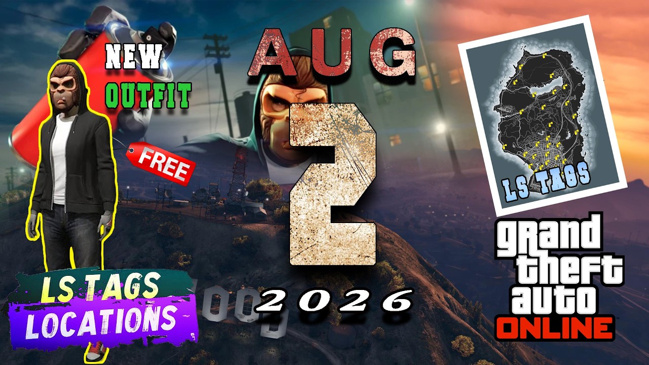 LS Tags Locations [August 2nd] GTA Online 2026!!!