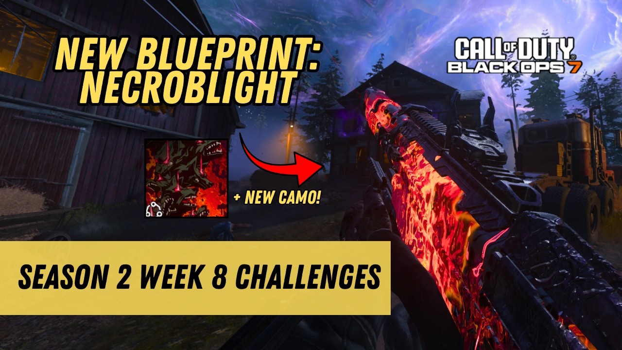 Как разблокировать чертеж Necroblight в рамках недельных заданий 2-го сезона (Black Ops 7 Zombies)