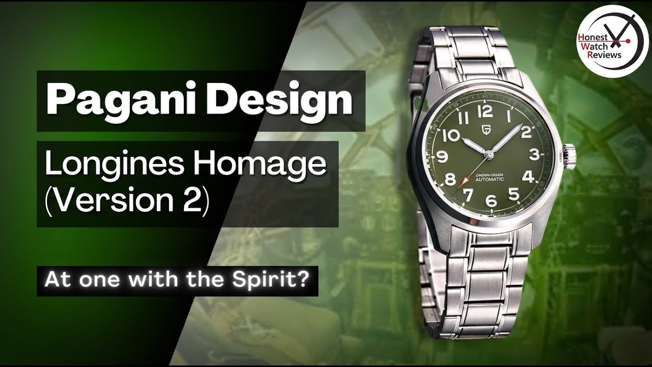 ISSUES FIXED? Pagani Design PD1717 V2 Longines Spirit Homage Watch Review 