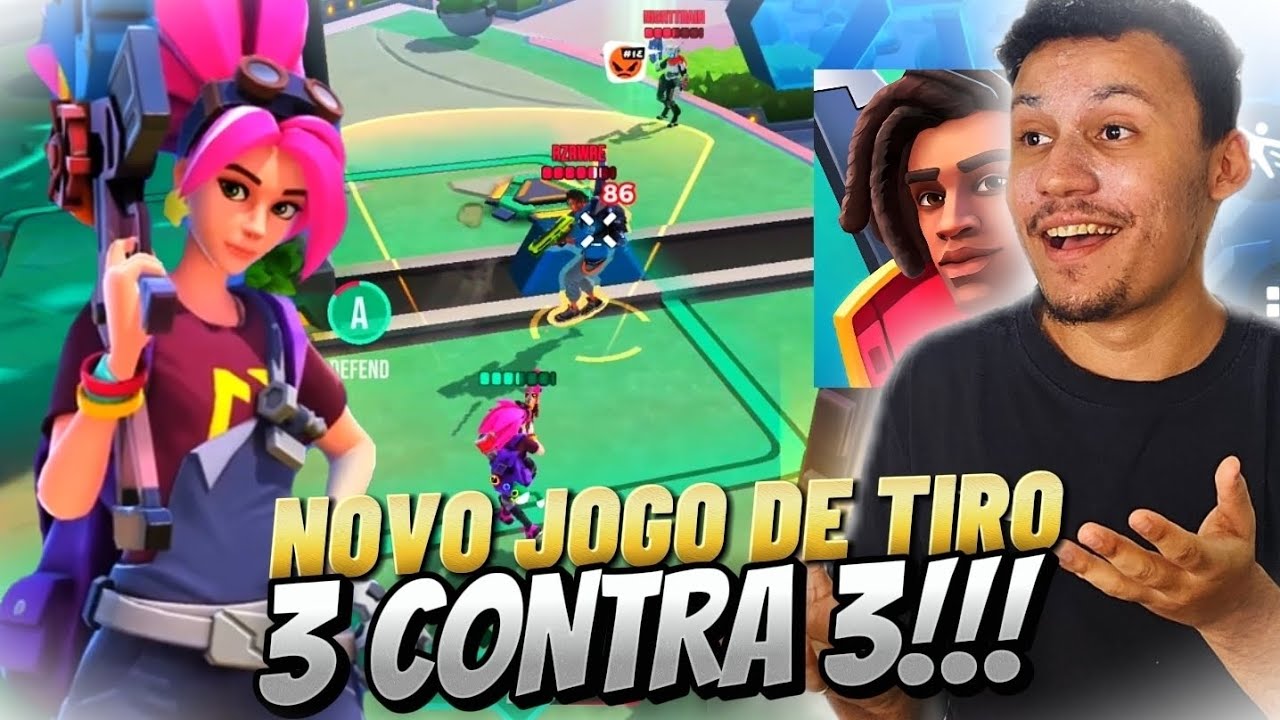 COMO JOGAR o RICOCHET SQUAD?! NOVO JOGO de TIRO MOBILE 3V3!!! 🔥