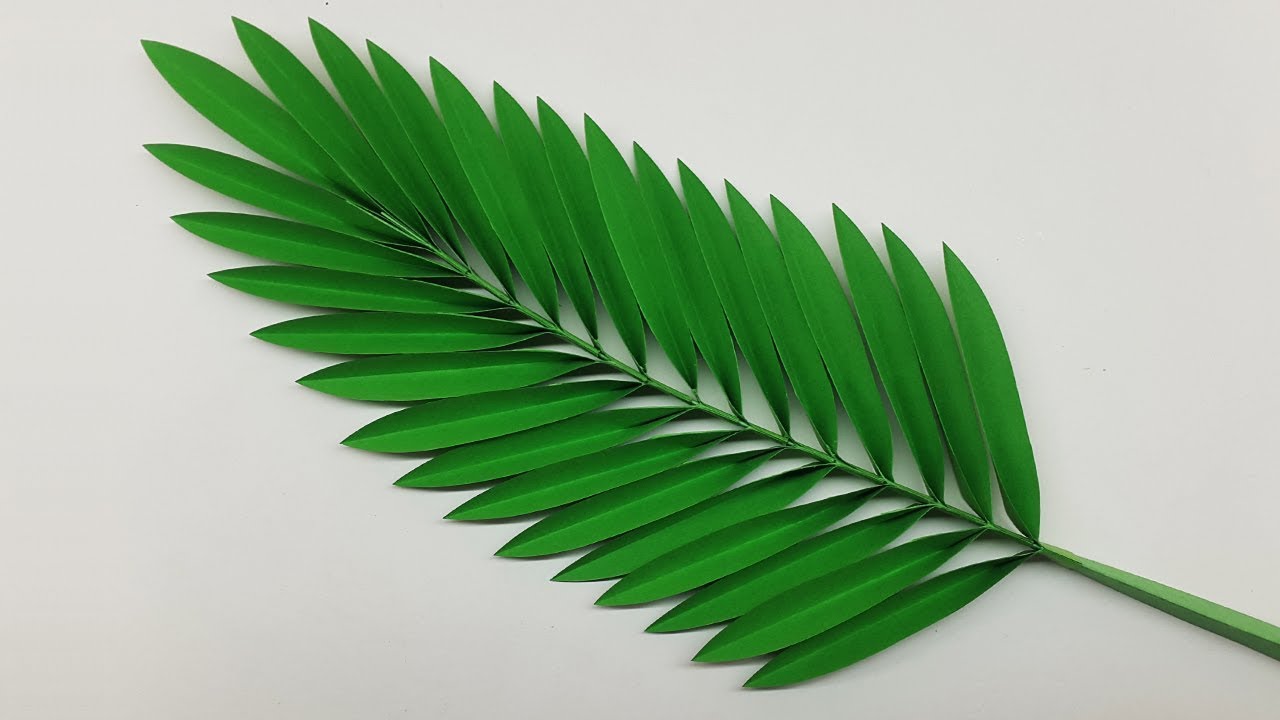 Paper Leaf | Paper Leaves Making | Paper Crafts for School | Decorative Leaves Making