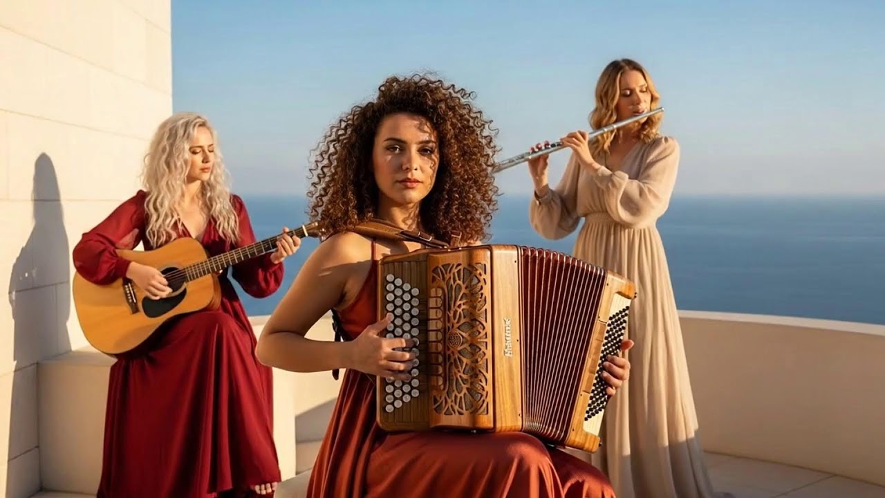Mediterranean Daydream | Cinematic Flamenco Guitar, Sax, Accordion & Flute