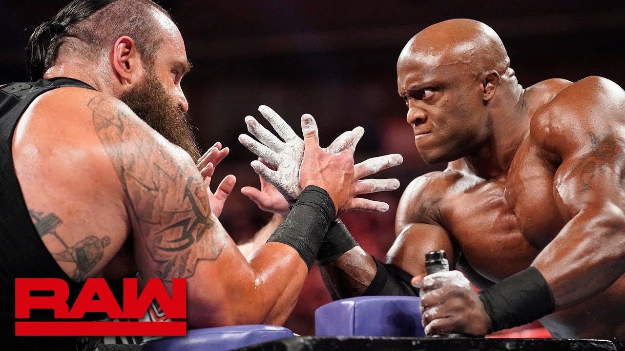 Braun Strowman vs. Bobby Lashley &ndash; Arm Wrestling Match: Raw, June 3, 2019