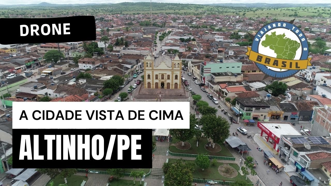 Altinho/PE - Drone - Viajando Todo o Brasil
