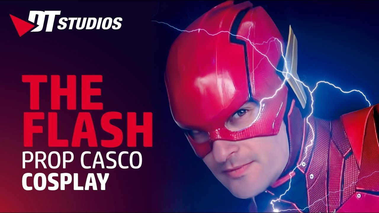 THE FLASH (JL) prop casco | cosplay parte#1