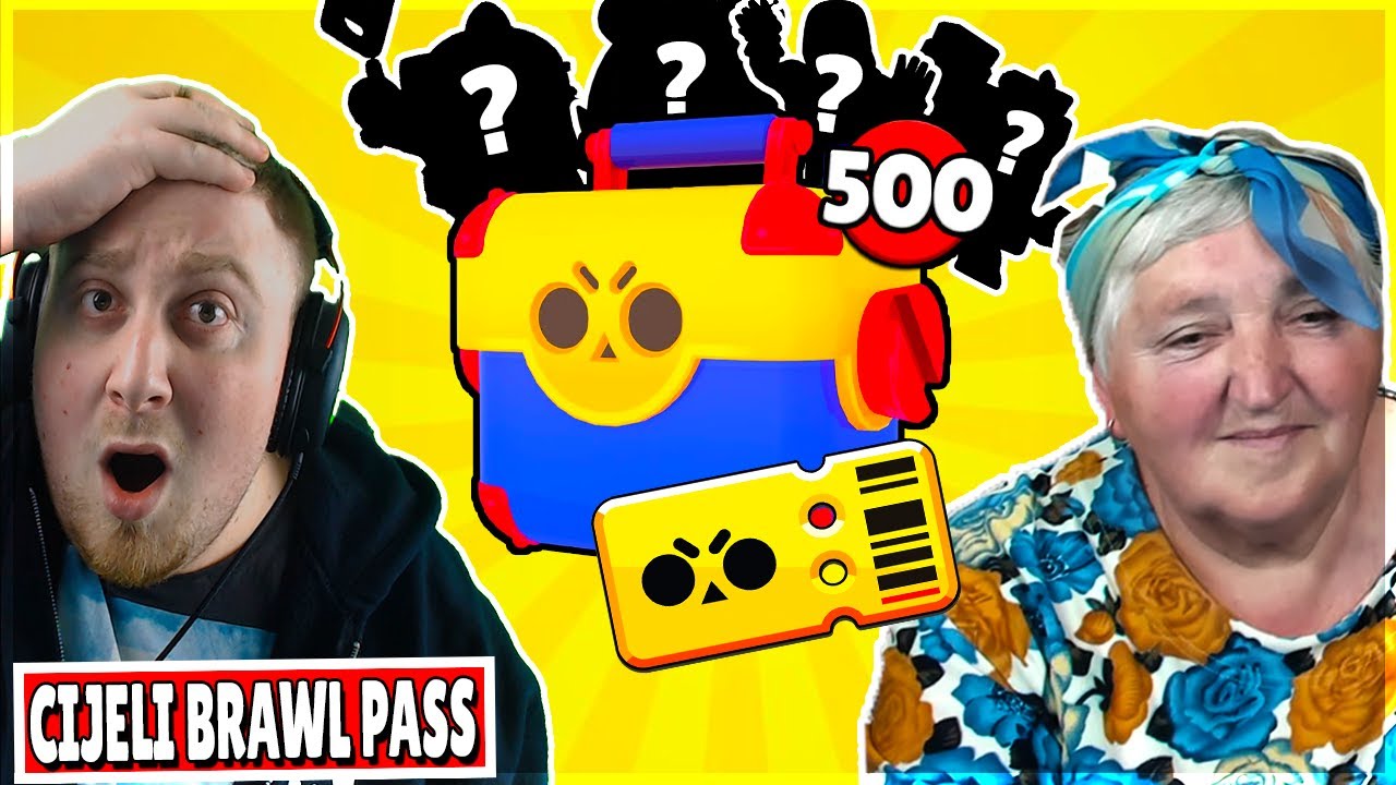MAMA MI JE OTVORILA CIJELI BRAWL PASS I DOBILA 4 NOVA BRAWLERA - Brawl Stars